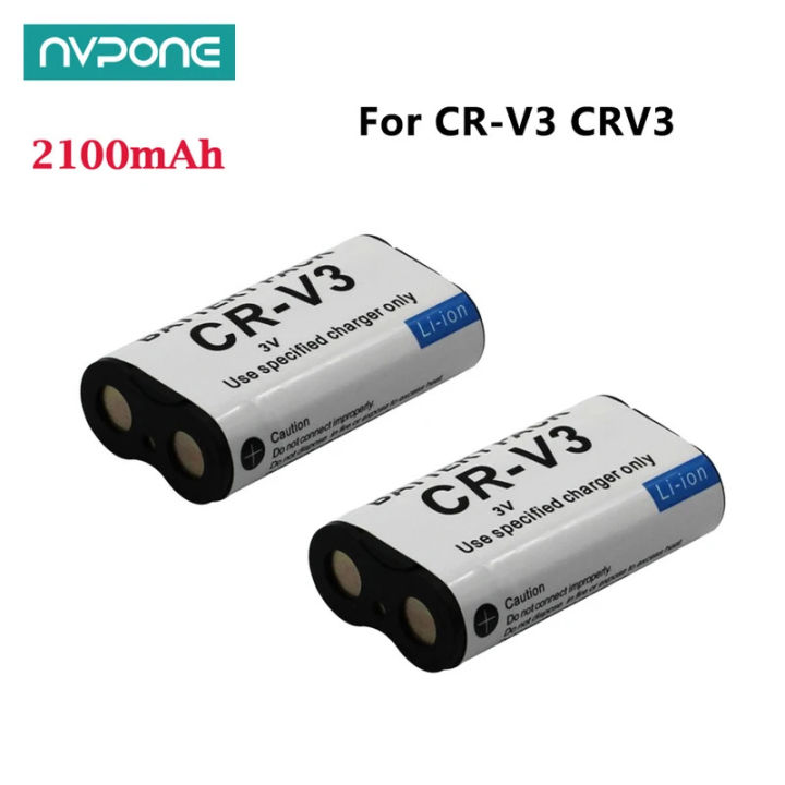 1PCS/2PCS 2100mAh Replacement Camera CR-V3 CRV3 For Kodak