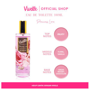 Vivelle Eau De Toilette Designer Perfume Glass 100 ml (Pilih Variant) - Dapatkan Hadiah Menarik