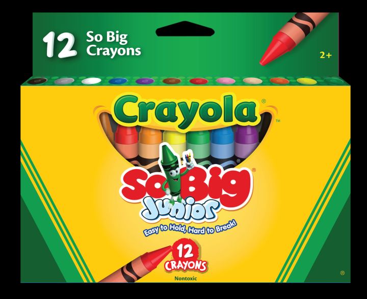 CRAYOLA So Big Junior Crayons 12 Colors