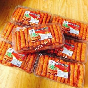 [HCM] Bánh pò quẩy hộp lớn gần 70 que Ngọc Quỳnh hộp lớn 320g - món ăn vặt hot trend - ĐỒ ĂN VẶT