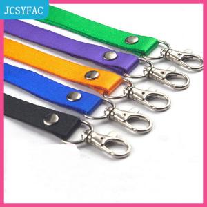 JCSYFAC  Dây đeo cổ dây an toàn ly khai cho ID Tên huy hiệu chủ phím kim loại Clip SL