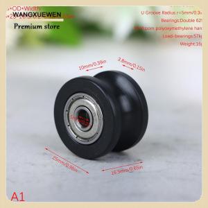 [COD] 1Pcs U Groove Pulley Guide Pulley Rolling Bearing U Groove Roller Wheel 5x25x16.5mm For Driving Mechanical Accessories