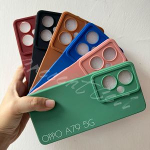 Soft Case Silikon Silica Gel Pro Camera Candy Macaron 3D Kamera Kompatibel Untuk Oppo A60 Oppo A19 Oppo A39 Oppo A59 Oppo A79 5G Oppo A99 4G 5G