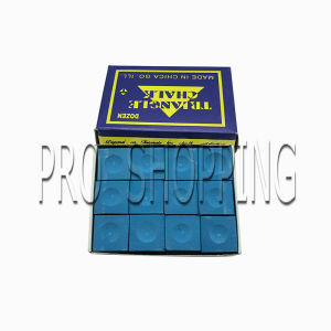 Pro ชอล์กฝนหัวคิว สีน้ำเงิน กล่องละ 12 อัน Billiard Chalk