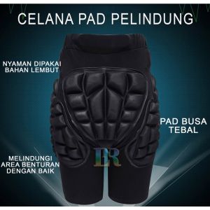 Celana Boxer Pad Pelindung Pantat Pinggang Paha Busa Tebal Premium untuk Anak Dewasa dan Orang Tua