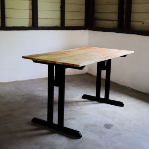 Itzel Table 100% Solid Rubberwood for study working gaming with 2 years warranty