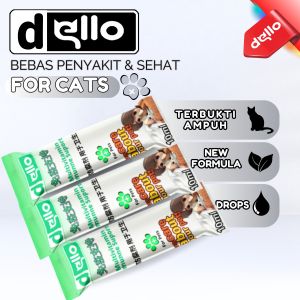 Vitamin Immune Suport Kucing Perlindungan Imun Kucing Anti Virus Meningkatkan Sistem Imun Anti Stres Dan imunitas DELLO FOR CAT