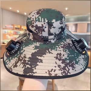 Sunscreen Cap Cooling Fishing Cap Functionality Powerful Cooling Effect Fan Cap Soft and Durable