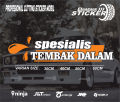 Stiker kaca mobil spesialis tembak dalam cutting stiker variasi kaca mobil truck pick up. 