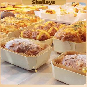 [Shelleys] 5 cái dùng một lần bằng gỗ tấm Sushi Gỗ Sushi salad món tráng miệng bát thông gỗ bát đĩa Khay