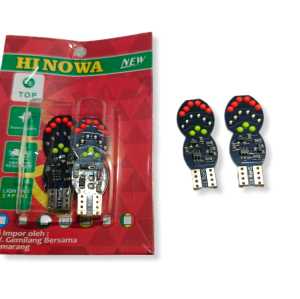 Lampu Sen Sein Colok Senja 3 warna Kedip Running T10 - Harga Sepasang