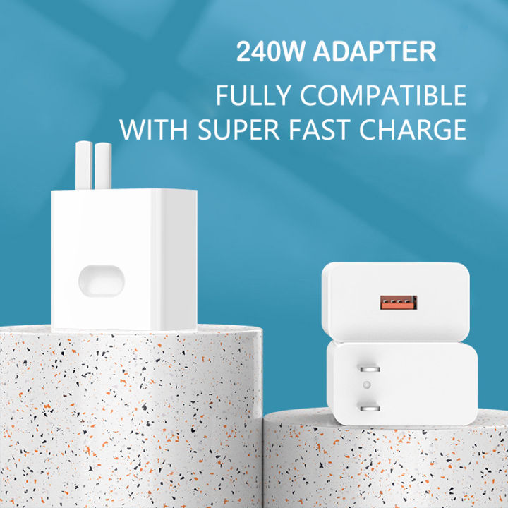 Portable Quick Charge Mobile Accessories 240W Adapter US Plug Charger
