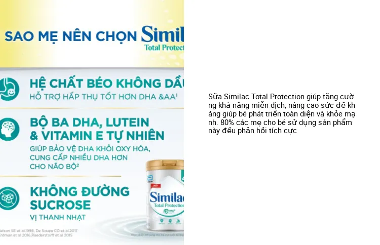 Sữa Similac Total Protection 1 (5 HMO+) 400g (0 - 6 tháng) giá tốt