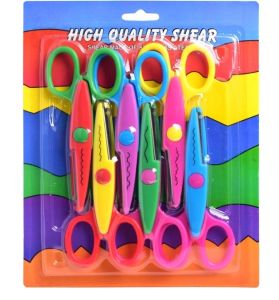 กรรไกรซิกแซก ✂️✂️ ไม่บาด มี 5 แบบให้เลือกใช้