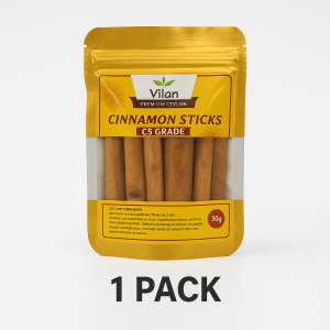 VILAN Ceylon Cinnamon Sticks 30g | True Cinnamon (Cinnamomum Verum) | Premium C5 Grade | Sri Lanka | Natural Spice for Tea Coffee Cooking