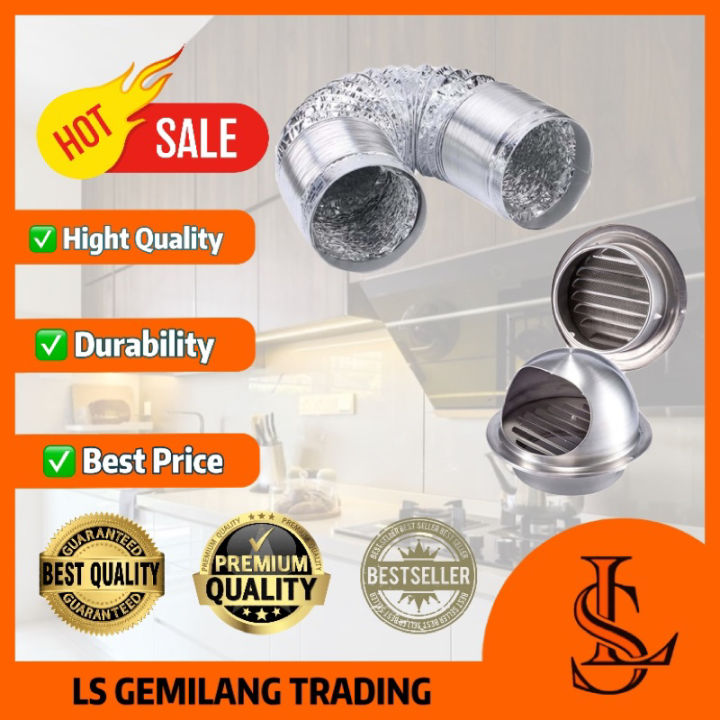 LS GEMILANG PREMIUM Stainless Steel Cap 4 6 Flexible Air Hose ls-gemilang-premium-stainless-steel-cap-4-6-flexible-air-hose