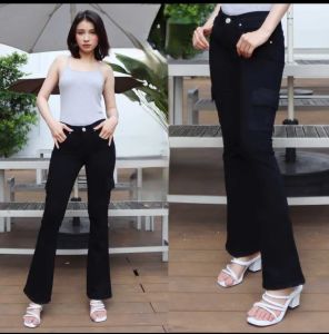 Celana Cargo Cutbray Highwaist Stretch Jeans Big Size Jumbo 27-42