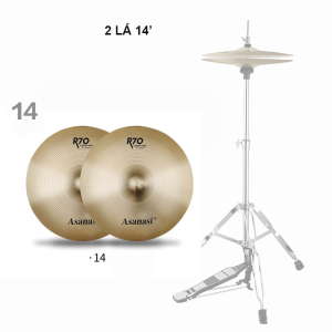 Bộ 4/5 lá trống cymbal ASANASI 14161820