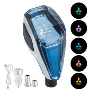CK LED Crystal Shift Knob Universal Colorful Manual Gear Lever for Toyota Mitsubishi Cars