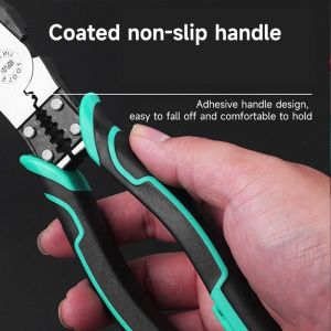 【Fast delivery】8.5inch Combination Pliers Multifunction Pliers Set 5 in 1 Combination Pliers Stripper/Crimper/Cutter Heavy Duty Wire Pliers Diagonal Pliers Hand Tools Stripping pliers