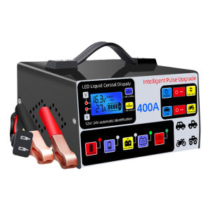 Reliable 400A Car Battery Charger with Five-Stage Fast Charging and Repair for Car Maintenance