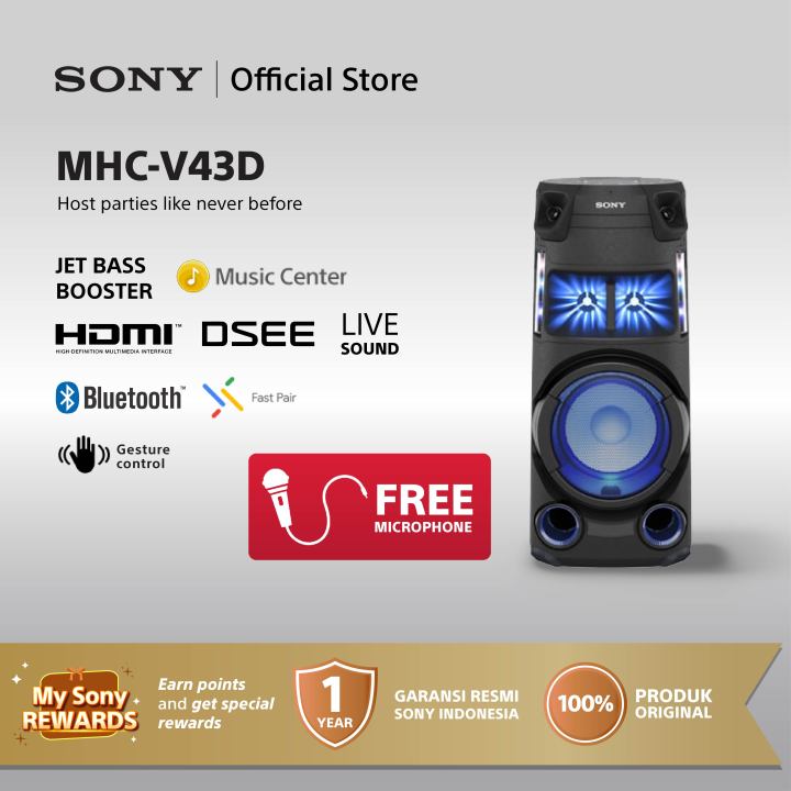 Theater Sony Power House Music System Sony Karaoke Bluetooth