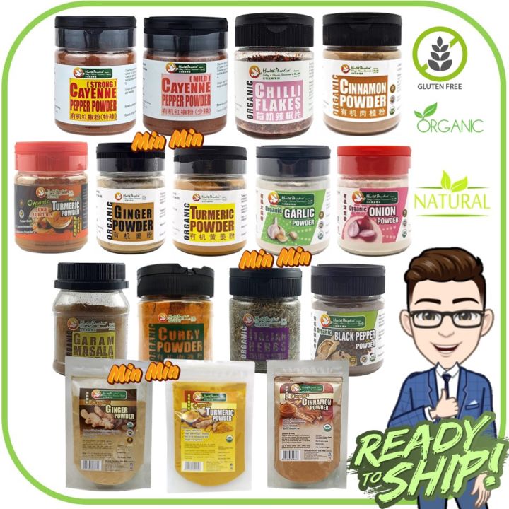 HEALTH PARADISE Cayenne Pepper Mild Strong/Turmeric high curcumin