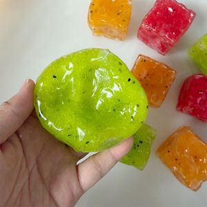 ASDOME Slow Rebound Slushy Squishy Toy Simulation Finger Relax Sensory Fidget Ball Creative Kawaii Cheese Squishy Kids Adults