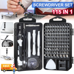 DEKES 115 in 1 Screwdriver Set Multi-function Magnetic Precision Screwdriver Set tools set with box for Computer/Watch/Mobile Phone Disassemble tools set original heavy duty