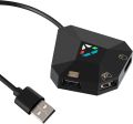 Joso Keyboard and Mouse Adapter for Nintendo Switch, Xbox One/Series X/S, PS4, Switch Keyboard Adapter for Playing FPS, RTS, Apex, Plug and Play Keyboard Converter with Type C Auxiliary Power Port. 