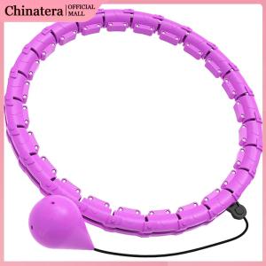 วงกลมการออกกำลังกายรอบเอวแบบสมาร์ทถ่วงน้ำหนัก 24 นอตสามารถถอดออกได้