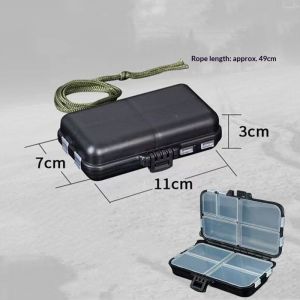 SERENEGLOW Hộp đựng đồ câu cá với nhiều ngăn cho mồi móc và phụ kiện-Vỏ lưu trữ ABS bền