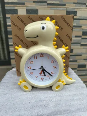 Đồng Hồ Báo Thức Hình Khủng Long Để Bàn Cho Bé Mô Hình Mô Phỏng Khủng Long Dễ Thương - Tặng kèm pin