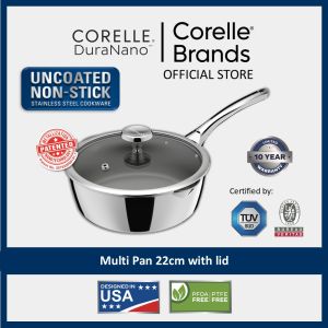 *NEW* CORELLE DuraNano Multi Pan 22cm with lid