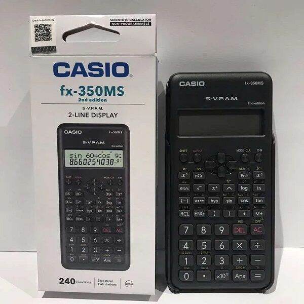 Kalkulator Calculator Scientific Casio FX-350MS Original Garansi Resmi ...