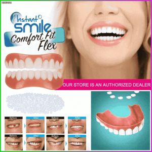 Dental Patch Disposable Veneer Silicone Denture Braces Durable Easy to Use Painless Practicality