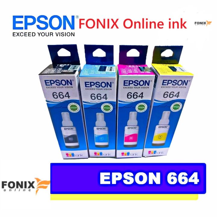 Epson 664 Genuine Ink Bottle T664 | Lazada PH