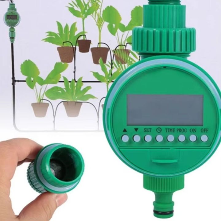 HUANG Điều khiển điện tử Bộ hẹn giờ tưới nước Màn hình LCD Cài đặt thời ...