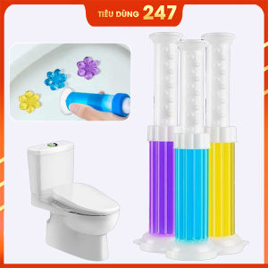 Gel khử mùi bồn cầu gel khử trùng diệt khuẩn làm thơm bồn cầu toilet hình bông hoa ( màu ngẫu nhiên ) - Hàng Loại 1