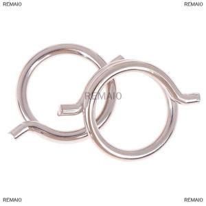 [COD] REMAI0 2PCS Chicken Bone Scissors Accessories Spring Wire Diameter 1.8mm Outer Diameter 15mm Nickel Plated Steel Torsion Spring