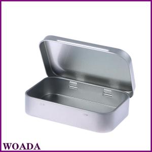 WOADA 1PC Survival kit nhỏ rỗng tinplate bạc đen lật lưu trữ hộp Tổ chức cho tiền xu kẹo Key thuốc lá hộp kín