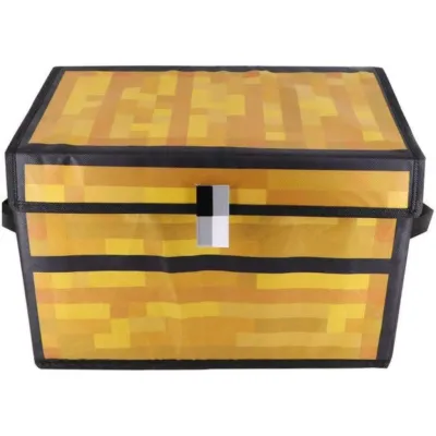Minecraft Treasure Chest childrens toy storage box folding storage box Treasure Box Storage Box Fabric Chest