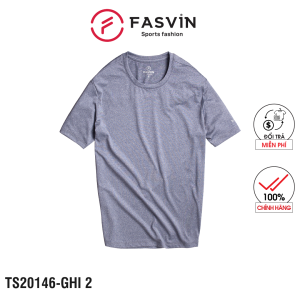 Áo thun nam thể thao Fasvin TS21460.HN vải thun cao cấp mềm mát co giãn tốt