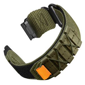 Zenia 26mm 22mm Dây đeo đồng hồ tháo lắp nhanh bằng nylon cho Garmin Fenix 8 E 7X 7 6X 6 Pro Sapphire Solar 5X 5 Plus 3 Quatix Enduro MARQ D2 Tactix Descent G1 G2 Mk1 Mk2 Mk2i Mk3i 51mm Forerunner 970 965 Approach S70 47mm S60 S62 Instinct 2X epix Gen 2