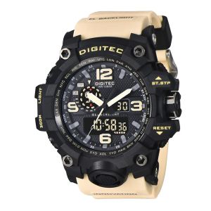 JAM TANGAN DIGITEC ORIGINAL - JAM DIGITEC DG-2093TWH JAM DIGITEC DG2093 JAM DIGITEC 2093 JAM DIGITEC DG2093TWH - Men TR - Rubber - Putih - Diameter 5 CM - Jamdunia / Jam dunia JD18 JAM TANGAN PRIA JAM PRIA JAM TANGAN ANTI AIR # S003