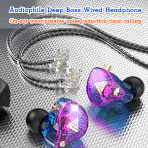 Headphones HiFi fever heavy bass in-ear wired mobile phone computer cross-border headphones