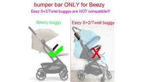 Bumper Bar For Cybex Beezy Buggy (Eezy S/S+2/Twist NOT Compatible) Safety Fence Replace Stroller Armrest DIY Baby Accessories