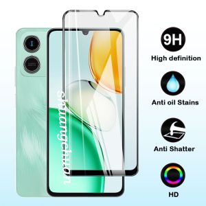 For Honor play 10 4G Full coverage screen Protector tempered glass Honor X6C X6B X6A High definition Tempered Glass Film Honor X5C X5B X5B plus X7A X7B X7C X8B X8C