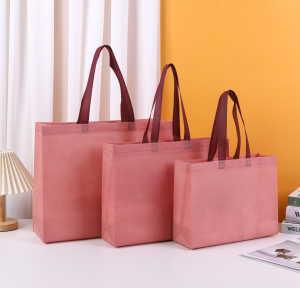 1pc Non-woven Tote Bag Clothing Shopping Environmentally Friendly Portable Handbag Nylon Grocery