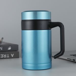 Cangkir Kantoran Termos Vacuum boutique cup air minum stainless mug HN 22 - ShennyClothing